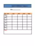 Free download Daily Schedule Template In Word File {doc} DOC, XLS or PPT template free to be edited with LibreOffice online or OpenOffice Desktop online